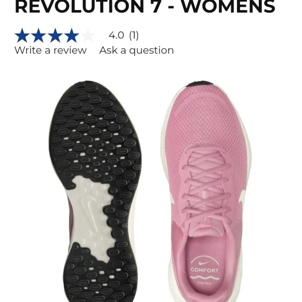 Nike Revolution 7 Women's Pink Athletic Shoes - Picture 3 of 9